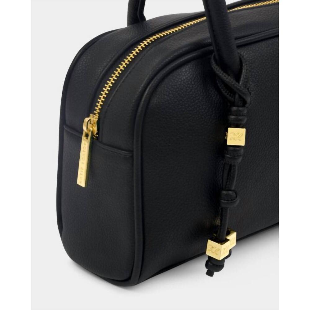 NEW KATIE LOXTON women's hadley bowling bag in black - Picture 2 of 3